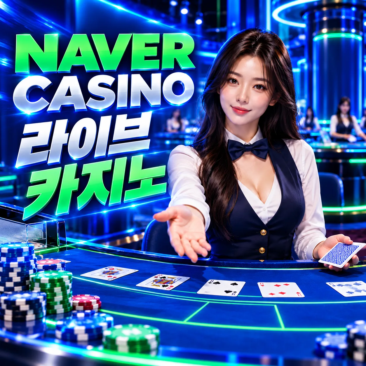 Naver Casino 한국어 딜러 라이브 바카라 테이블